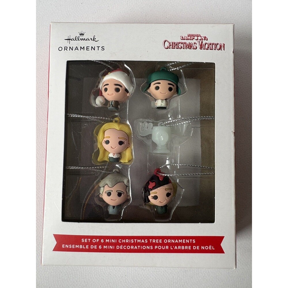 Hallmark National Lampoon Christmas Vacation Set 6 Mini Ornaments 3HCM2617